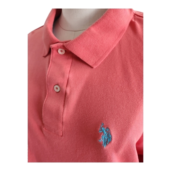 Men's Coral Polo Shirt - Picture 6 of 8